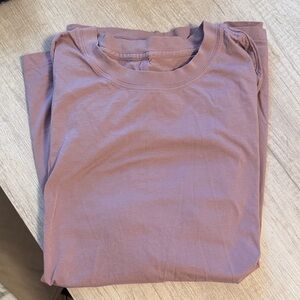 lululemon athletica Long Sleeve Tee in Dusty Mauve